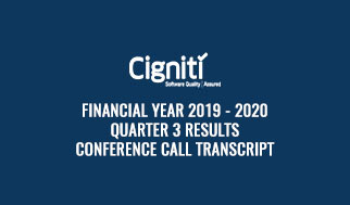 financial year 2019 - 2020 Quarter 3 Results Conference Call Transcript